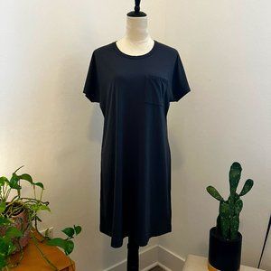 NWT Upwest Perfect T-Shirt Dress in Soot (Grey) - Size Med - Organic Cotton